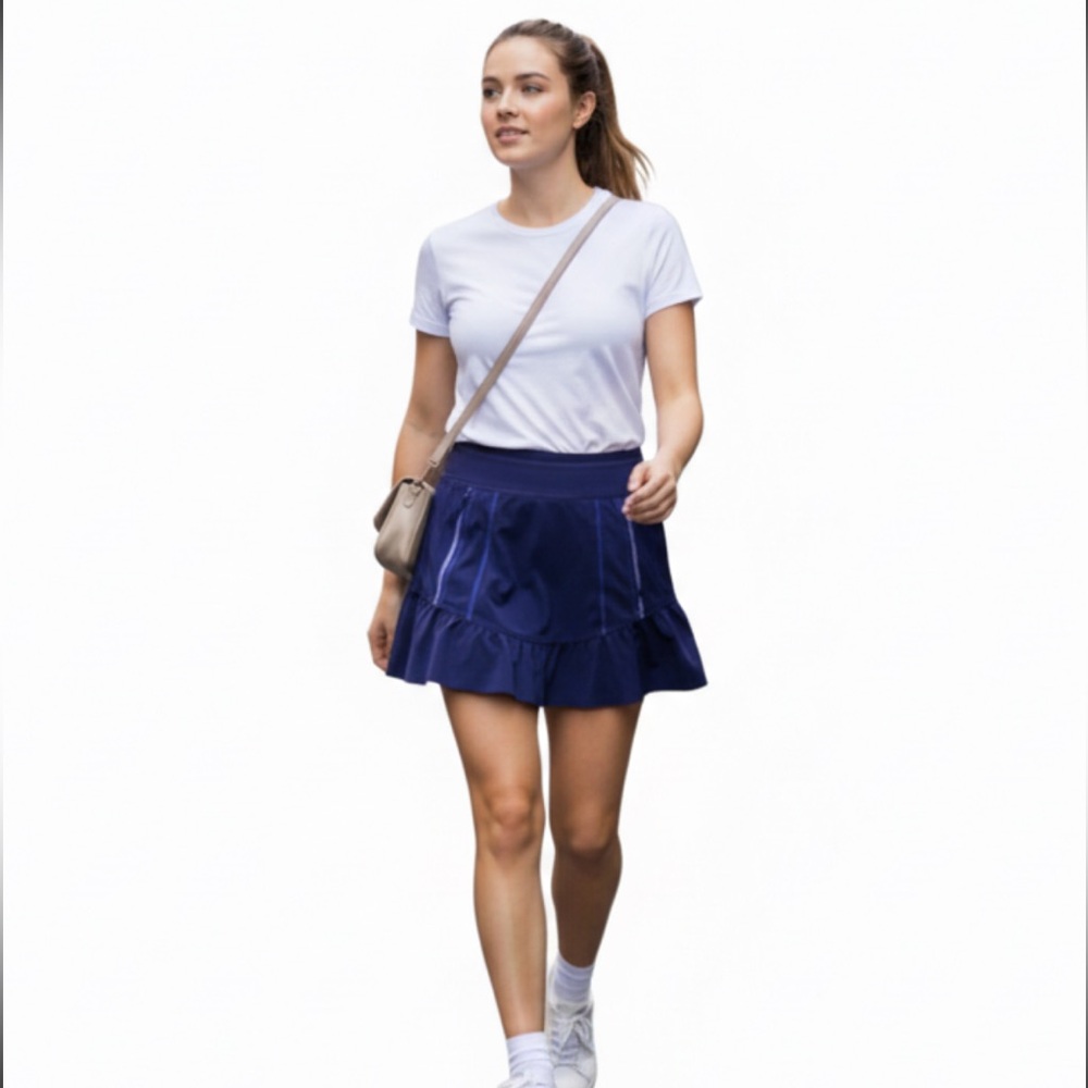 Athleta indigo blue skort skirt Size 2
